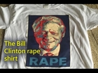 Bill Clinton 'rape' T-shirt goes on sale at Republican national convention
