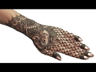 Indian/Pakistani Bridal Full Hand Mehendi Henna Design : LEARN HENNA STEP BY STEP