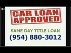 No Limit Car Title Loans Margate 33063 - CALL 954-880-3012