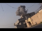 Iraq War 2015 - U.S. F/A-18 Airstrike On ISIS Filmed From The Ground