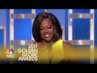 Viola Davis Wins Best Supporting Actress at the 2017 Golden Globes