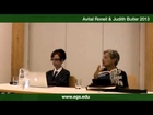 Avital Ronell and Judith Butler. Freud and non-violence. 2013