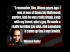 Mel Gibson's Terribly Anti-Semitic Comment to Winona Ryder