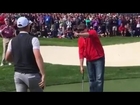 Ryder Cup fan taunts pros, gets challenged, sinks putt