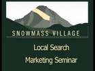 Google Local & Maps for Business - Snowmass Tourism Seminar December 2013