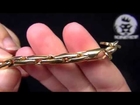 King Ice 14K Gold IP Round Link Bracelet | Hip Hop Jewelry | Kingice.com