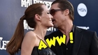 Brad Pitt And Angelina Jolie Romance At Maleficent World Premiere