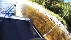 Little Squirrel about to die drowned, Rescued by guy on a boat!