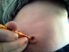 Belly Button Play with Pencil 2