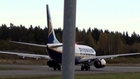 Ryanair boeingTake Off Tampere Pirkkala Airport! 28.9.2014