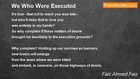 Faiz Ahmed Faiz - We Who Were Executed