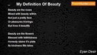 Eyan Desir - ..      My Definition Of Beauty