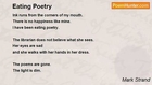Mark Strand - Eating Poetry