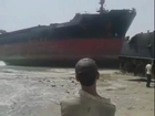 Huge Ship Beaching