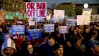 Hungarians hold 'public outrage day' protests