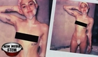 MILEY CYRUS GOES FULL FRONTAL in V MAGAZINE PHOTO SHOOT