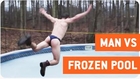 Belly Flop on Frozen Pool | All Bruised Up