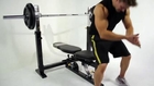 Bodybuilding   Rob Riches Chest Workout on the Powertec Workbench Olympic Bench