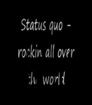 status quo rockin all over the world (lyrics)