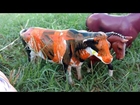 Learn COLORS,Names,Sounds / Fun Painting FARM ANIMAL toys-Old MacDonald Nursery Rhyme-Kids Z Fun